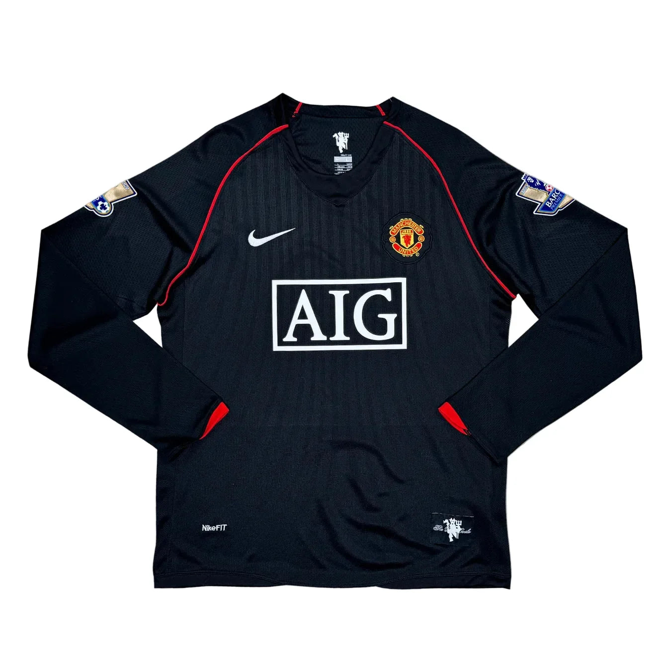 Manchester United Visitante 2007/2008 Manga larga