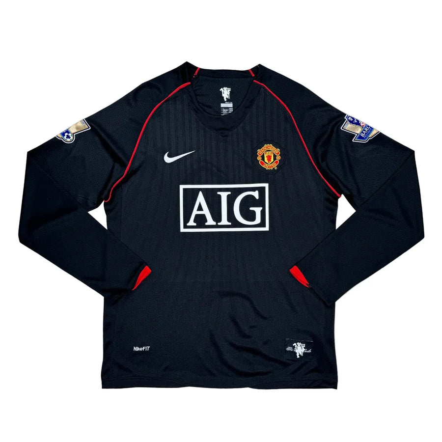 Manchester United Visitante 2007/2008 Manga larga